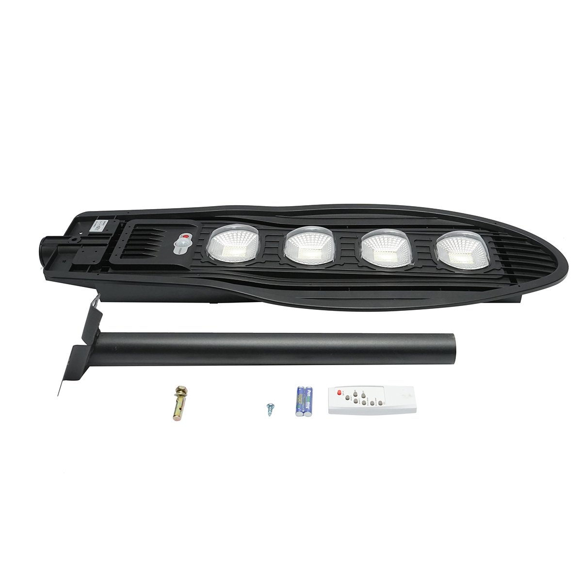 Lampa solara LED 200W pentru iluminat stradal cu panou solar si senzor de miscare Breckner Germany